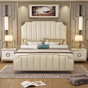 China Gorgeous quilted headboard imagination upholstered headboard bedroom sets fabric wonderful king set padded headboard bed supplier