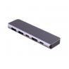 China Gray 5 In 1 Type C 3.0 Powered Usb Hub For Macbook Pro wholesale