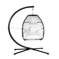 China 97cm Width Rattan Hanging Egg Chair on sale