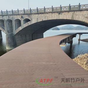 OEM Outdoor Bamboo Handrail Porch Railing Surface Mount