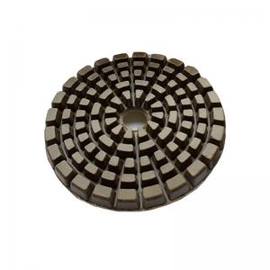 China 8 Inch Resin Floor Polishing Pads 150 Grit Diamond Polishing Wheel 200mm supplier
