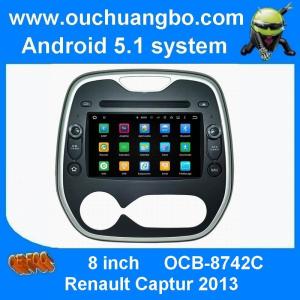 China Ouchuangbo car video multi media gps navigation android 5.1 for Renault Captur 2013 with bluetooth 1024*600 MP3 supplier