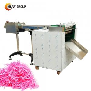 China Shredder Machine for Paper Non-Crinkly Color Raffia Confetti Gift Box Packing Material supplier