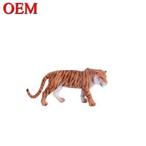 Custom Education Toys OEM Resin PVC Animal Figure Toys Tiger For Child