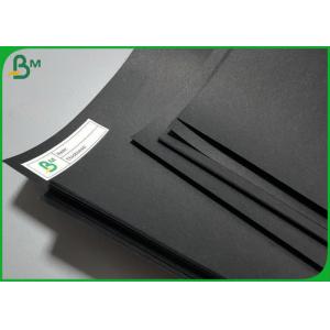 China A4 Sheet 250gsm 300gsm Black Cardstock Paper Board full Colored Cardboard wholesale