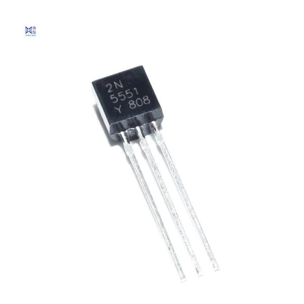 2N5551 TO-92 シングルバイポーラ直接挿入型パワートランジスタ 160V/0.6A 電子トランジスタ