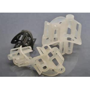 China Acid Gas Absorption Plastic Heilex Ring , PP PE CPVC RPP PVDF Random Plastic Packing supplier