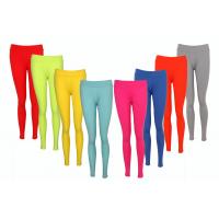China 88% polyester 12% spandex Elastic Waist ladies sports trousers 8 Colors on sale