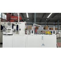 China Woodworking Door Frame PVC Veneer Paper Pur Hotmelt Glue Profile Wrapping Machine 0-25m/Min on sale