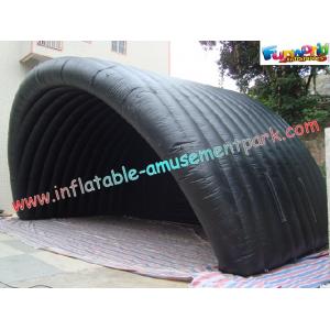 China Black Inflatable Party Tent Durable 9.6l X 4.8w X 4.8h For Commercial Use wholesale
