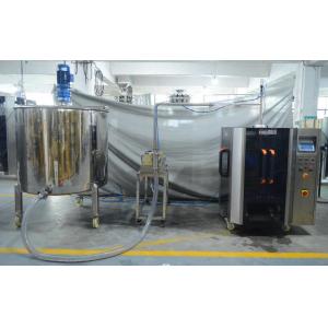 304 Stainless Steel Bag Packaging Machine For Milk Water Juice Liquid Filling Material