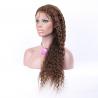 China wholesale 100% brazilian lace hair wig, 12"~28" Super wave Full Lace Wigs