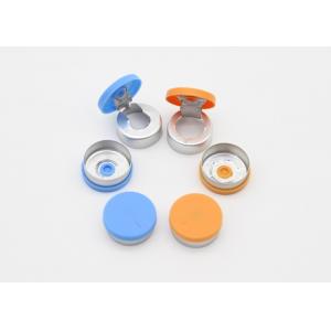 Colorful Tear Off Vial Caps For Medical Injection Vial 20.3*7.3 Mm Size