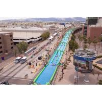 China Green Giant Inflatable Water Slide , Crazy Fun 1000 Ft Inflatable Giant Slide on sale