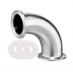 China 2 Tri Clamp Sanitary Pipe Fitting 90 Degree Elbow Stainless Steel 2 Tube OD Wenzhe supplier
