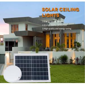 Solar Energy Round Solar LED Ceiling Lamp , LED Emergency Lamp   Energy Saving