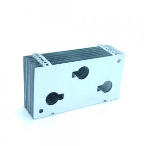 China Spraying Surface Processing OEM Aluminum Extrusions Profile CNC Machining Silver Anodizing supplier