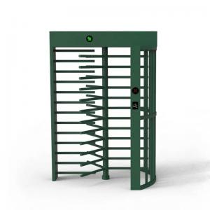 Hot Dip Galvanizing Full Height Turnstile RFID Reader Face Recognition