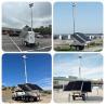 China Mobile Security trailer with 3 solar panels for parking lot sueveillance wholesale