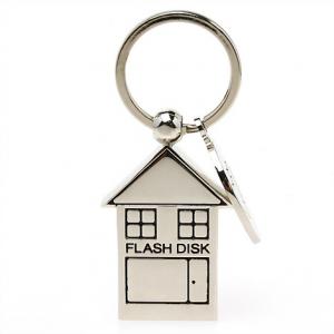 Kongst House Shaped Metal USB Flash Drive, USB Pendrive,Promotional USB Flash Stick