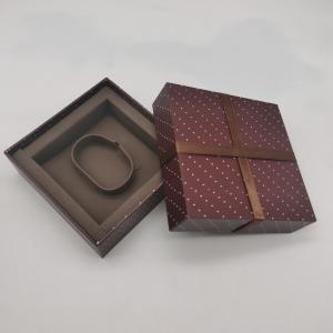 China Custom Pantone Color Printing Watch Packaging Box With Sponge Blister supplier