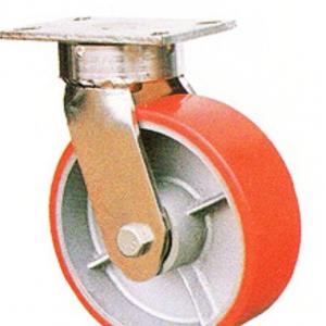 China Rubber 12 Inch Swivel Caster Wheels With Steel Core supplier