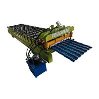 China Capacity Glazed Tile Forming System 70Mm Shaft Steel Hydraulic Cutter on sale