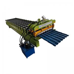 Capacity Glazed Tile Forming System 70Mm Shaft Steel Hydraulic Cutter