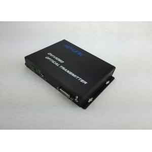 China 2channel HD DVI digital video to fiber optic media converter, 10km on SMF,HDCP 1.2, support RS-232, RS-422, RS-485 wholesale