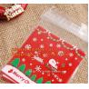 cone shape custom print clear plastic christmas candy bag,cone shaped clear