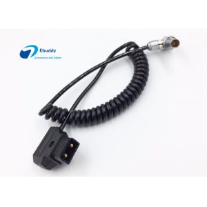 China Wireless Follow Focus Cable Lemo Elbow 6 Pin To D Tap 0.4M Length For DJI supplier