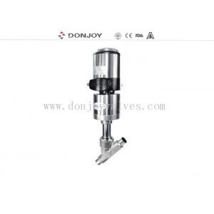 3" Stainless Steel Actuator Angle Seat Valve , Steam Angle Valve With Welding