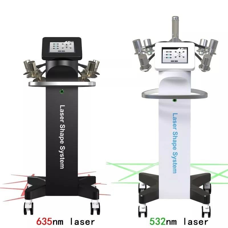 China 2022 Newest 6D Lipo Laser Slimming Green Light 532 Nm Focus On Reduce Fat 6D Laser Weight Loss Machine on sale