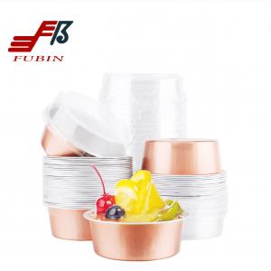 China Food grade Disposable Customize Colorful Cake Pudding Aluminum Foil Baking Cups packing work from home supplier