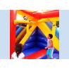China Colorful 7 In 1 Frozen Inflatable Bouncy castle With Slide N Obstacles for kids fun wholesale
