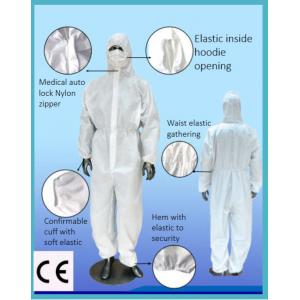 Light Weight Disposable Protective Wear , Disposable Medical Gowns For Virus Protection