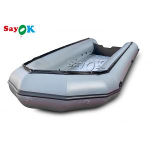 Ce Certificate Pvc Rowing Boat Raft Fishing Inflatable With Air Deck