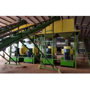 Beech Wood Sawdust Complete Line Wood Pellet Making Machine With 3T/H Capacity