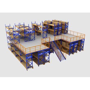 China Q235B Or Q345B Steel Mezzanine Platform Racking Systems Single Layer Multi Layer wholesale