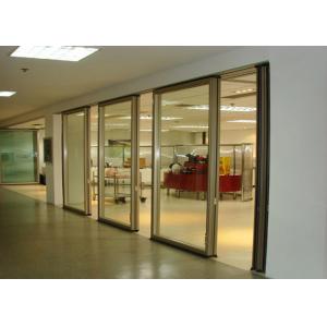 Office Folding Glass Block Partition Walls 680 / 1230 Width 2000 / 4500 Height