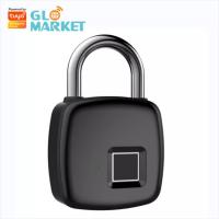 China Tuya APP Unlock Smart Door Lock Mini Digital Electronic Smart Fingerprint Padlock on sale