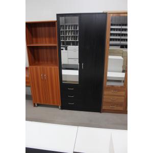 China Foldable Doors Marine Plywood Wardrobe / Open - Shelves Wooden Cloth Cabinet supplier