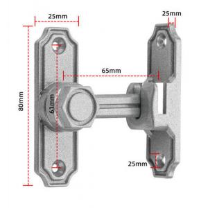 China Noctilucent Double Sliding Barn Door Latch For Commercial With Two Installation Ways supplier