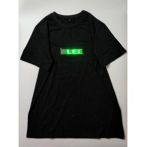wholesale  werable wireless custom flash Programmable led t shirt moving sign led advertising display