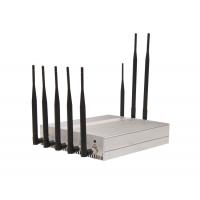 China UHF VHF 3G Mobile Phone Signal Jammer 25 Meters 8 Antenna Jammer on sale