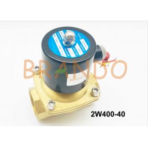 China Professional Application in Water Treatment 1 1/2'' Automation Solenoid Water Valve 2W400-40 supplier
