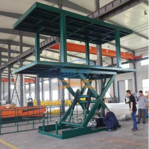 China 3T 2.5M Double Deck Car Parking System Hydraulic Car Lifts For Home Garages Car Parking supplier