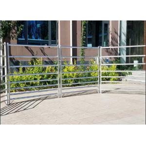 PVC Coated 6 Rails 6ft Metal Corral Fence Livestock Fence Panels