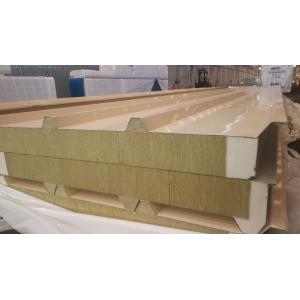 50mm-200mm Rockwool Sandwich Panel Insulation Fireproof Lightweight For Roofing