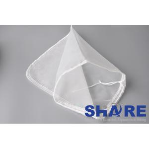 Drawstring Polyester Monofilament Filter Bag For Retaining Carbon And Zeolite 250 Micron And 800 Micron